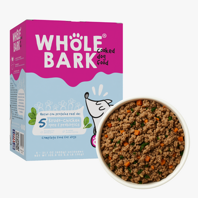 Alimento Natural Cocido Premium de Pollo para Perros | Cooked Dog Food - Krüdo