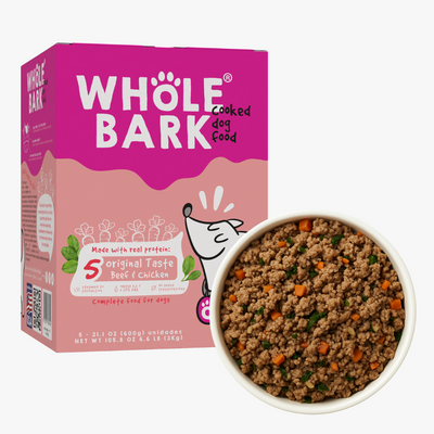 Alimento Natural Cocido Premium con Ternera para Perros | Cooked Dog Food - Original Taste