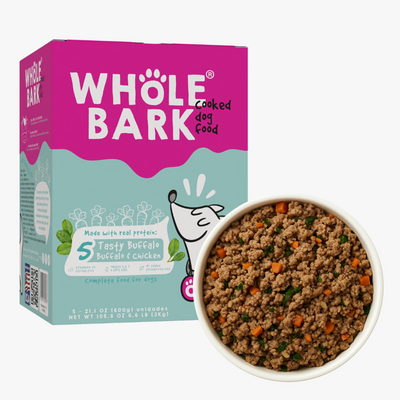Alimento Natural Cocido Premium con Búfalo para Perros | Cooked Dog Food - Tasty Buffalo