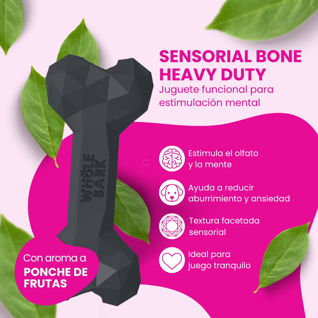 Juguete Interactivo Mordedor Resistente para Perros - Heavy Duty | Sensorial Bone