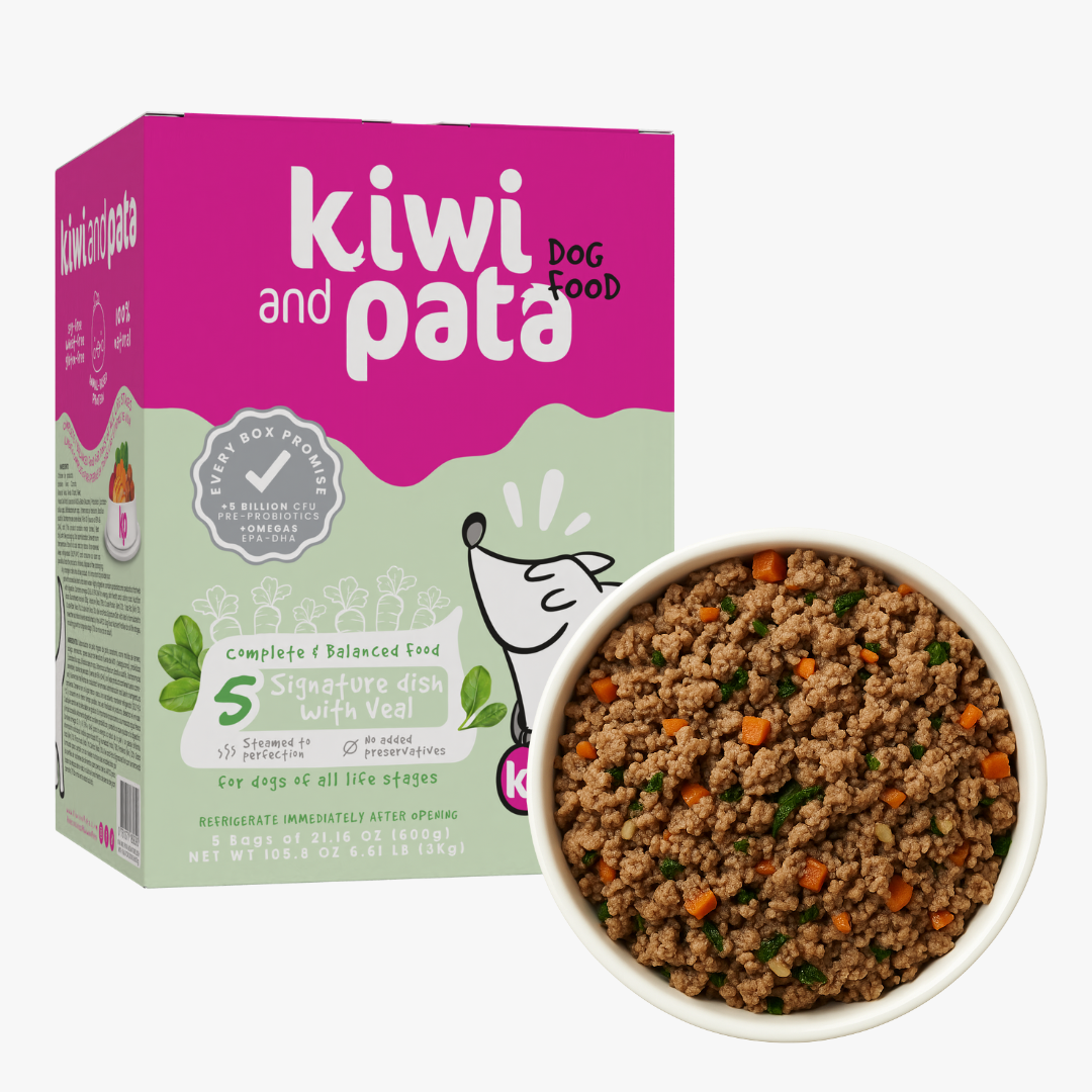 Alimento Natural Cocido Súper Premium con Ternera para Perros | Signature Dish with Veal