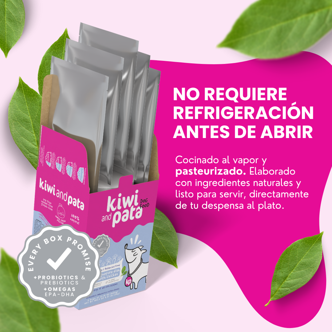 Alimento Natural Cocido Súper Premium con Pollo para Perros | Signature Dish with Chicken