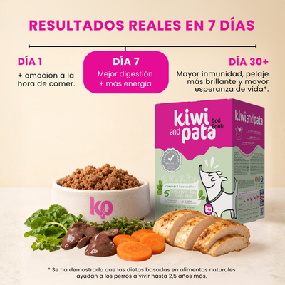 Alimento Natural Cocido Súper Premium con Ternera para Perros | Signature Dish with Veal